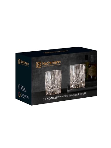 Nachtmann 2er Set Whiskybecher Noblesse Fresh 295 ml in taupe