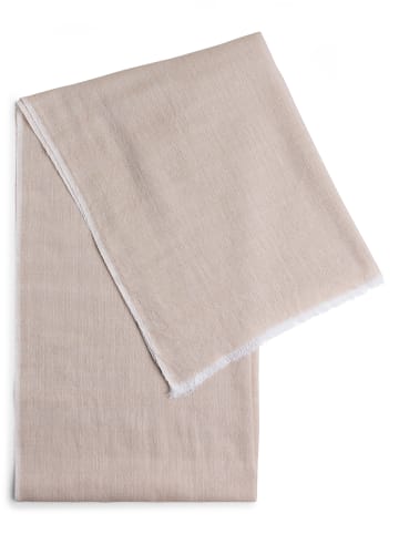 Nils Sundström Schal in beige weiß - 0002