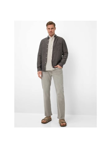 BRAX Langarmhemd in chocolate