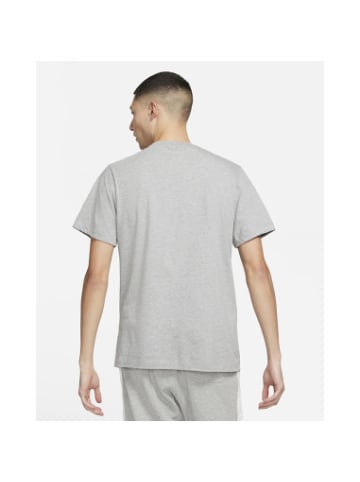 Nike Sportswear Swoosh Tshirt in Dk Grey Heather/(White)