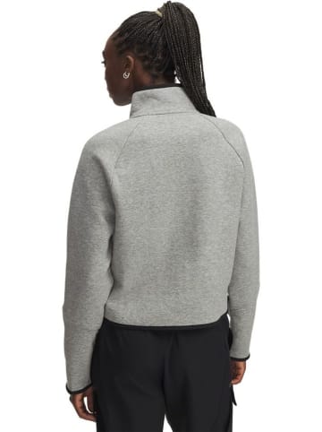 Under Armour Fleecejacke/Fleecepullover "Unstoppable Fleece Half-Zip" in Grau