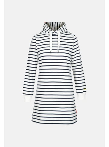 Salzhaut Knielanges Kleid (Midi) AUST in Navy Offwhite