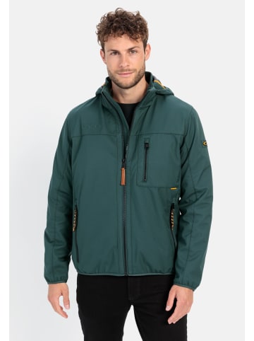 Camel Active Softshell Jacke mit abnehmbarer  Kapuze in Pine Green