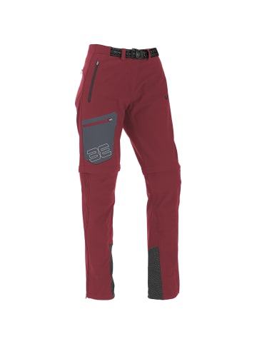 Maul Sport T-Zip Wanderhose Oakville mit Logo in Rot