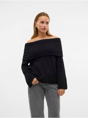Vero Moda Strickpullover in Black