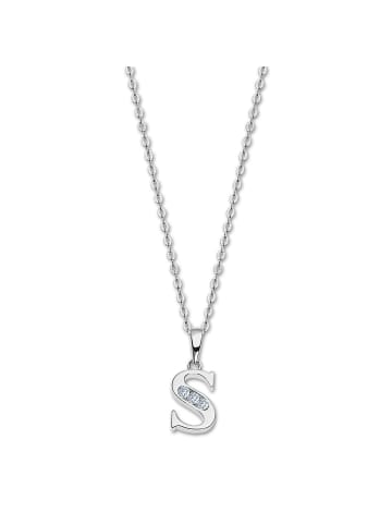 LOTUS silver Anhänger Silber 925 Sterling Silber Buchstabe S Halsketten