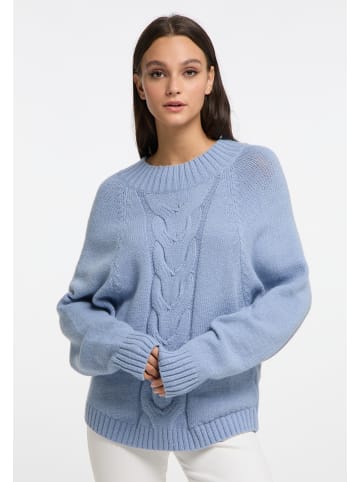 RISA Strick Pullover in Blau