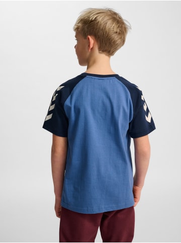 Hummel T-Shirt Hmljr Logo Lebensstil Kinder in DUTCH BLUE