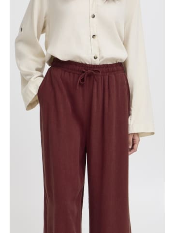b. young Casual Hose BYFILINEN Loose fit in Tawny Port