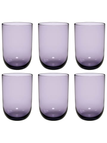 like. by Villeroy & Boch 6er Set Longdrinkbecher Like Glass 385 ml in Lavender