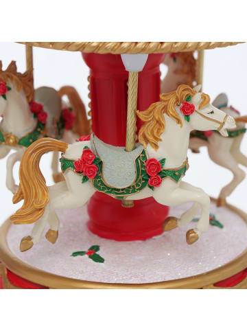 Boltze Weihnachtsmusikdose in mehrfarben