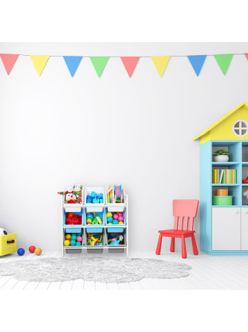 Kinderregal Lagerfeuer in Bunt - (B)65 x (H)67 x (T)31,5 cm