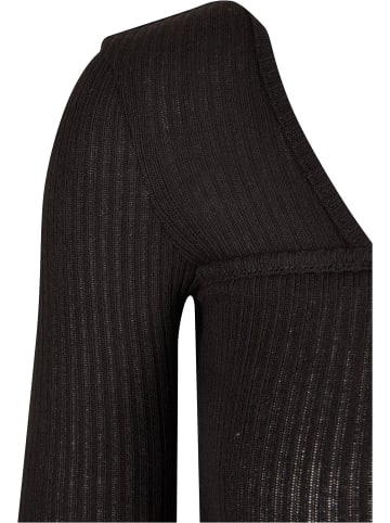 Urban Classics Urban Classics Damen Ladies Rib Squared Neckline Longsleeve in black
