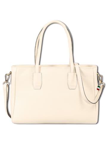 Florence Florence Handtasche Leder beige ca. 35cm