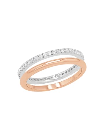 s.Oliver Ring Silber 925, teilvergoldet in Bicolor