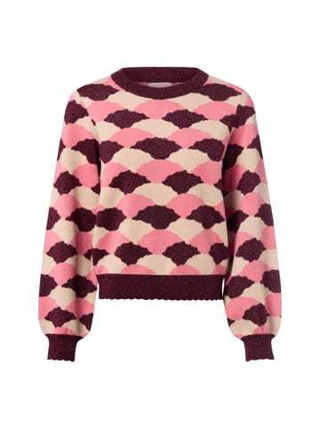 NÜMPH Pullover Nulila in bordeaux koralle - 0001