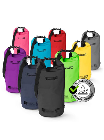 Where Tomorrow PVC dry bag Style 01 20L schwarz Schwarz