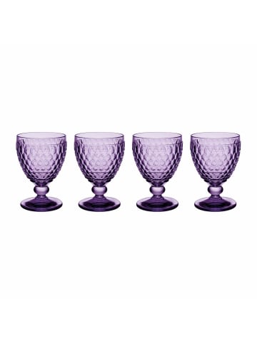 Villeroy & Boch 4er Set Wassergläser Boston Coloured 400 ml in Lavender