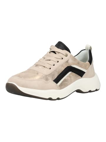 ara Sneaker Beige/Schwarz