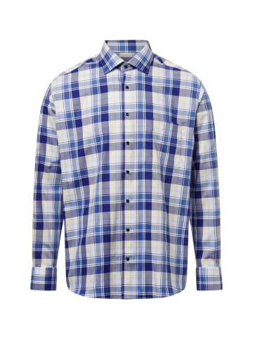 Eterna Hemd in blau gelb