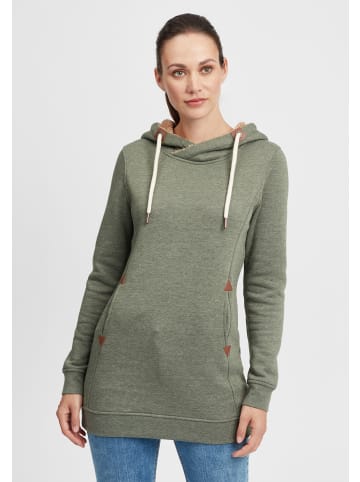 Oxmo Hoodie OXVicky Sweat Pile Hoodie Long in Grün