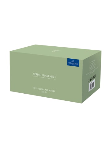 Villeroy & Boch 2er Set Henkelbecher Spring Awakening 390 ml in bunt