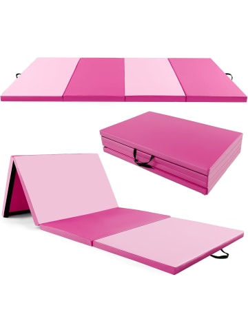 COSTWAY Gymnastikmatte 300x117x5cm in Lila
