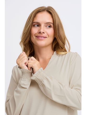 PULZ Jeans PZLIPPA VNeck Blouse regular fit in Rainy Day