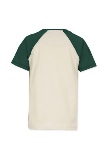 Band of Rascals T-Shirt " Raglan " in cream-racing-green