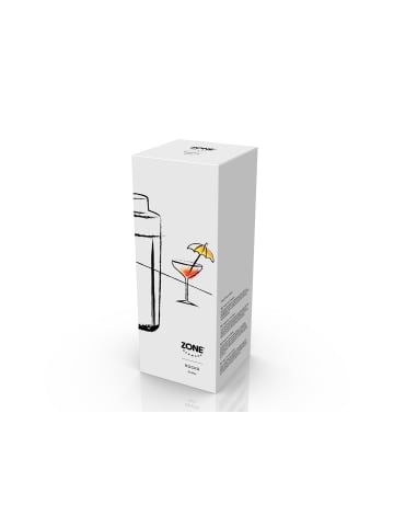 Zone Denmark Shaker Rocks in Polished Steel