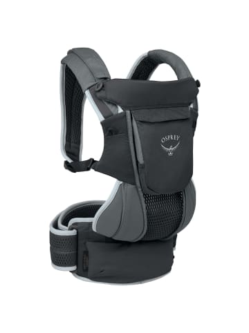 Osprey Poco Soft Child Carrier - Kindertrage 65 cm (Kraxe) (koseret green) in schwarz