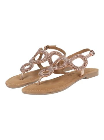 Lazamani Sandalen in Peach