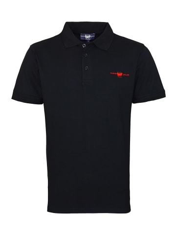 HARVEY MILLER POLO CLUB Poloshirt in schwarz