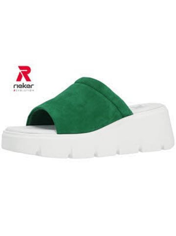 rieker Damen Pantoletten  in Grün