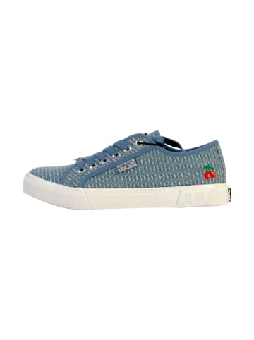 Le Temps des Cerises Enjoy Schnürsenkel-Tennis Blau