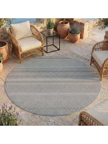Teppich Boss In- & Outdoor Teppich Desert 1303, rund - Grau