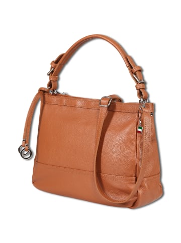 Florence Florence Schultertasche Leder mittelbraun ca. 38cm