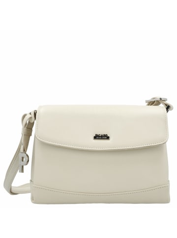 PICARD Really - Schultertasche 24 cm Rindsleder in cream