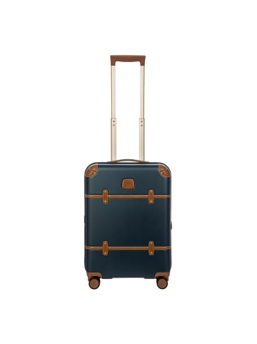 BRIC`s Bellagio 4 Rollen Kabinentrolley 55 cm in blau-tabak
