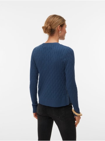Vero Moda Strickjacke in Dark Denim