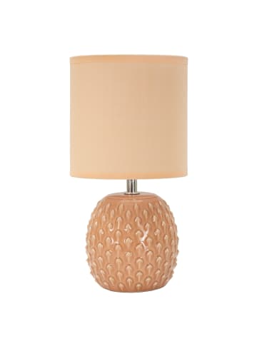 Mauro Ferretti Rosa Keramik-Nachttischlampe Ø 14x27 cm