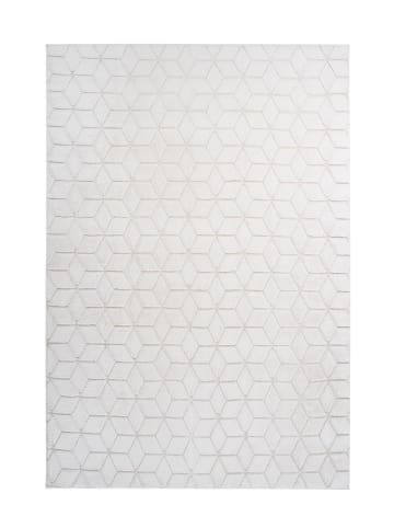 Kayoom Hochflor Teppich Vivica 125 in weiß - creme - rechteckig