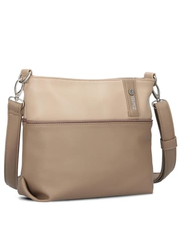 Zwei Jana J8 - Schultertasche 27 cm (papaya) in hazel