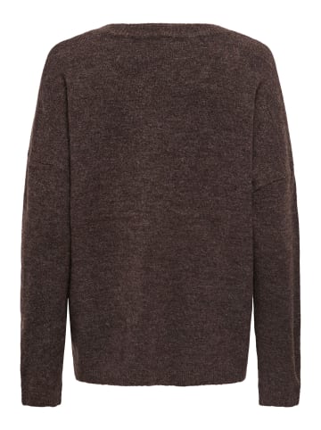ONLY Strickpullover in Chocolate Martini