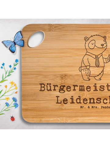 Mr. & Mrs. Panda Schneidebrett Bürgermeister Leidenschaft mit Sp... in Braun