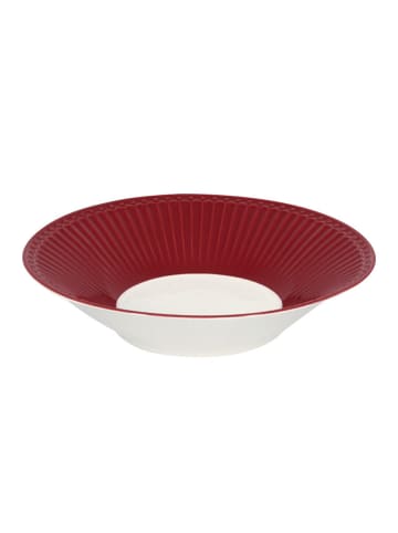Greengate Pasta Teller Alice in claret red