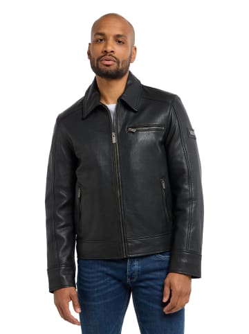 Bruno Banani Lederjacke OSKAR in Schwarz