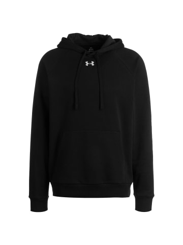 Under Armour Hoodie Rival Fleece Logo in schwarz / weiß