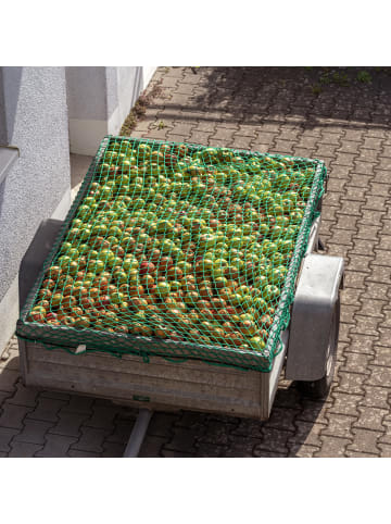 relaxdays Anhängernetz in Grün - 1,5 x 2,2 m