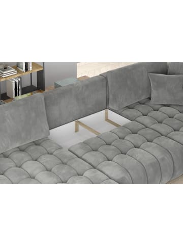 MF Design Bonita Recamiere Links in Weinrot -  (L) 175 x (B) 350 x (H) 92 cm